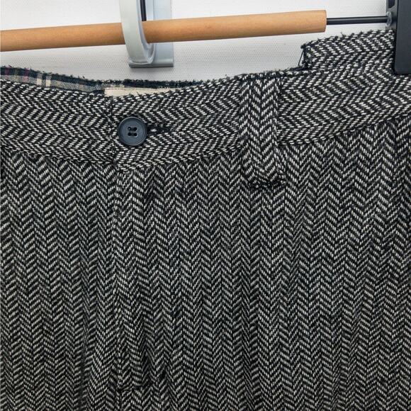 Territory Ahead Herringbone Dress Pants Men’s 36x33 Wool Blend Comfort Waist - Picture 2 of 12